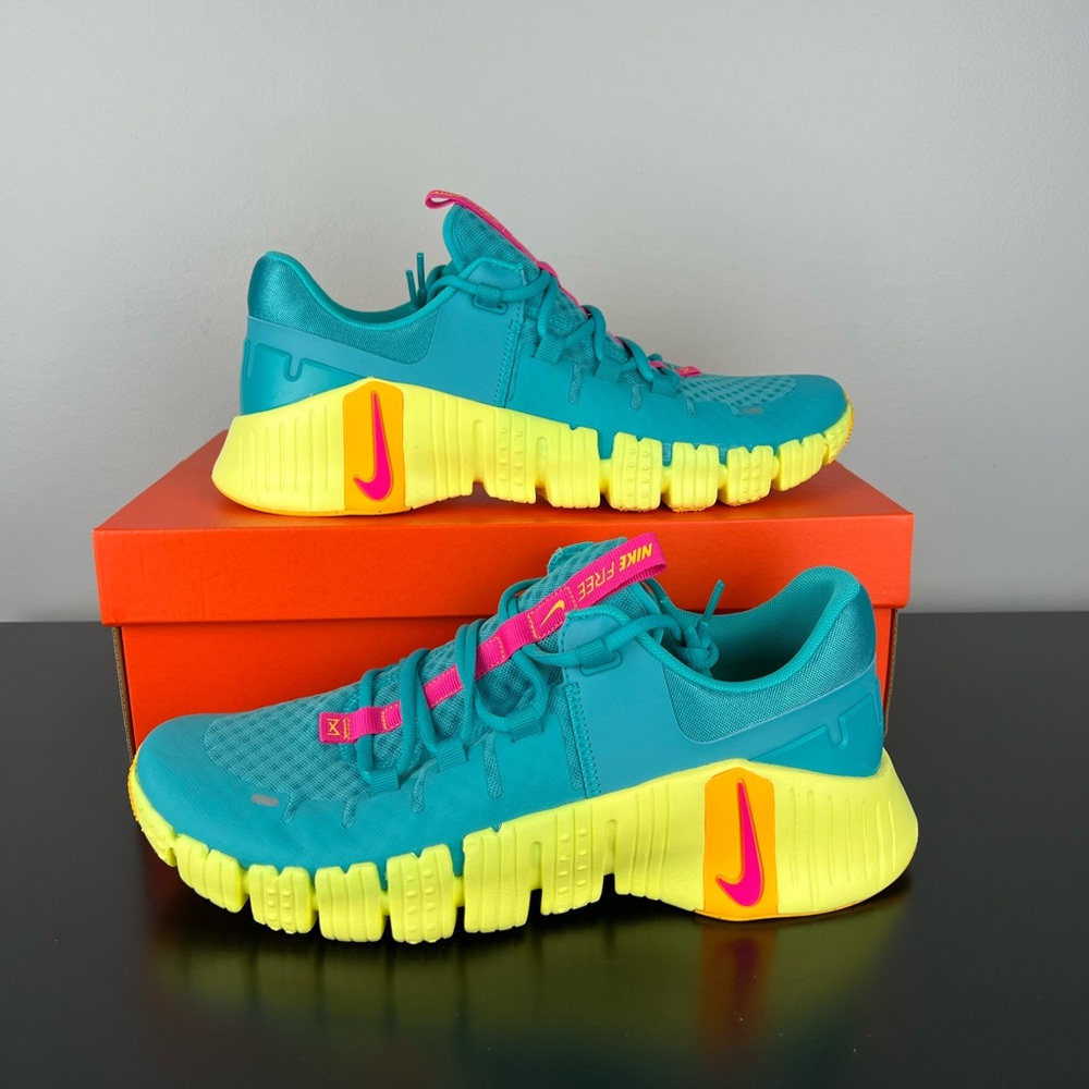 Nike Free Metcon 5 Dusty Cactus Blue Mens Training Shoes DV3949-302